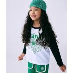 tシャツ KIDS TSHIRT RAGLAN FLOWERMARDI キッズ 子供服 男の子 女の子