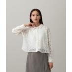 ブラウス シャツ MATINEE LINE/選べる着丈レースシャツ/288895 レディース
