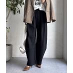 パンツ 「WEB限定」ポンチワイドカービーパンツ レディース