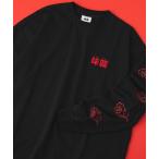 tシャツ 「味覇/ウェイパァー」プリントロングスリーブTシャツ メンズ