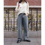 ジーンズ デニム デニムパンツ ワイドコクーンデニムパンツ レディース