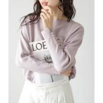 ニット セーター パール袖ドルマンニット レディース