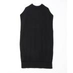 [TICCA] вязаный пончо FREE черный женский 