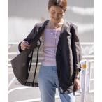 ジャケット ノーカラージャケット シアージャケット レディース