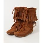 ショッピングMINNETONKA 「Minnetonka」 フリンジブーツ 6 ブラウン レディース