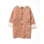 [KBF] no color пальто - Brown женский 