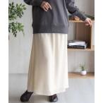 スカート HusHusH ドット柄フレアスカ