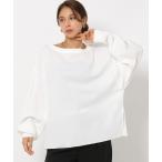 tシャツ 「HEREIAM」ワッフルオフショルプルオーバー レディース