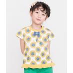 tシャツ アートプリントフレンチスリーブTシャツ キッズ 子供服 女の子
