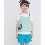 セットアップ ギンガムベスト&パンツセット キッズ 子供服 女の子