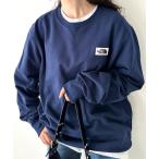 トレーナー スウェット 国内未発売 USモデル THE NORTH FACE(ザ・ノースフェイス)/ワンポイント ロゴ刺繍 オーバーサイズ クルーネッ
