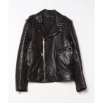 「BALMAIN」 レザージャケット 46 ブラック メンズ