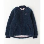「patagonia」 「KIDS」ワンポイントジャケット M ネイビー キッズ
