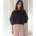 tシャツ ランタンスリーブミニ裏毛 プルオーバー レディース