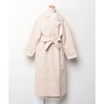 「emmi」 チェスターコート 0 アイボリー レディース