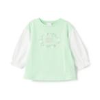 tシャツ フラワーリース 7分袖Tシャツ キッズ 子供服 女の子