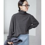 ショッピングタートル 「Plage」 タートルネックニット FREE チャコールグレー レディース