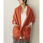 「Plage」 「LAPUAN KANKURIT」ストール FREE オレンジ レディース