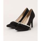 パンプス ElvisLuce(エルビスルーチェ)9cmヒールパール×レースポインテッドトゥパンプス