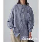 ブラウス シャツ レイヤードストライプシャツ レディース メンズ