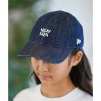 キャップ 帽子 NEW ERA/ニューエラ Youth 9TWENTY Denim スクエアニューエラロゴ インディゴデニム キッズ キャップ 帽子