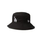 帽子 ハット NEW ERA/ニューエラ Kid's バケット01 ロサンゼルス・ドジャース ミッドロゴ ブラック キッズ ハット 帽子 143923