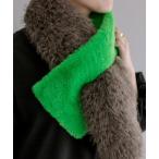 「ear PAPILLONNER」 マフラー FREE グリーン レディース