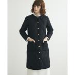 「Traditional Weatherwear」 ノーカラーコート 34 ネイビー レディース