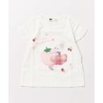 tシャツ シャカシャカいちごmimi半袖Tシャツ(80〜140) キッズ 子供服 女の子