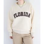 ニット セーター サガラ刺繍スウェットライクニット レディース