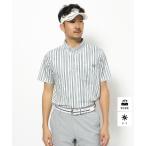 ポロシャツ UVカット/吸水速乾 マルチストライプドライポロシャツ メンズ