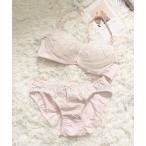 ブラジャー ショーツセット 花モチーフ付ブラセット