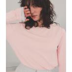 tシャツ シアーカットソーロングスリーブトップス レディース
