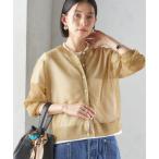 カーディガン 「手洗い可能」イタリーヤーン ラメ ショート カーディガン レディース