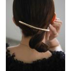 ヘアクリップ ニュアンスラインメタルバレッタ