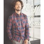 「CAMBIO」 長袖ネルシャツ S レッド メンズ