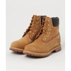 「Timberland」 ショートブーツ 24.0cm オレンジ レディース