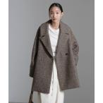 ショッピングツイード 「NANO universe」 チェスターコート FREE カーキ レディース