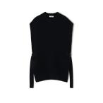 ベスト ジレ ハイブリッドコットン クルーネックベスト レディース