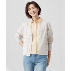 カーディガン 「洗える」Cotton Acetate ドルマンスリーブ カーディガン レディース