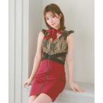  платье kyaba платье Mini тугой безрукавка цветок гонки оборка рукав шея лента передний молния ... платье 