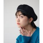 帽子 ベレー帽 パイピングサーモベレー レディース