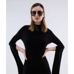 サングラス Shea シア メタリックリムスクエアサングラス レディース