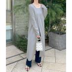 ワンピース フロントオープンニットワンピース