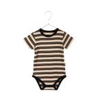 ベビー服 ロンパース テレコボーダーロンパス