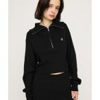 ニット セーター FRONT ZIP KNIT TOPS フロント ジップ ニット トップス レディース