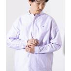 シャツ 「GEVACO/ゲバコ」オックスオーバーショールカラー長袖シャツ(無地/ストライプ/ギンガム) メンズ