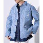 ブルゾン アウター 「GEVACO/ゲバコ」「セットアップ可能」ストライプカバーオール ワークジャケット メンズ