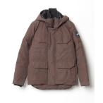 「CANADA GOOSE」 刺繍ダウンジャケット X-SMALL ブラウン レディース