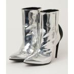 ショッピングdiesel 「DIESEL」 ショートブーツ 38 シルバー レディース